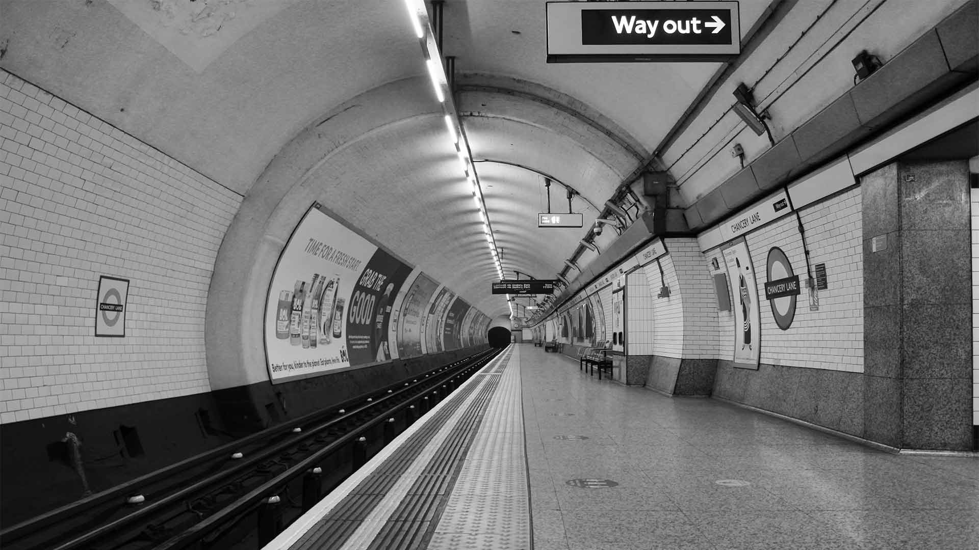 Empty tube platform