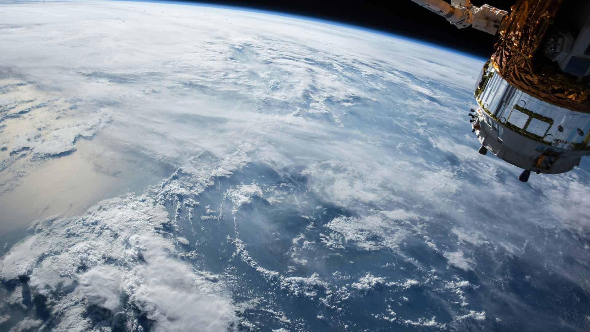 Satellite and earth