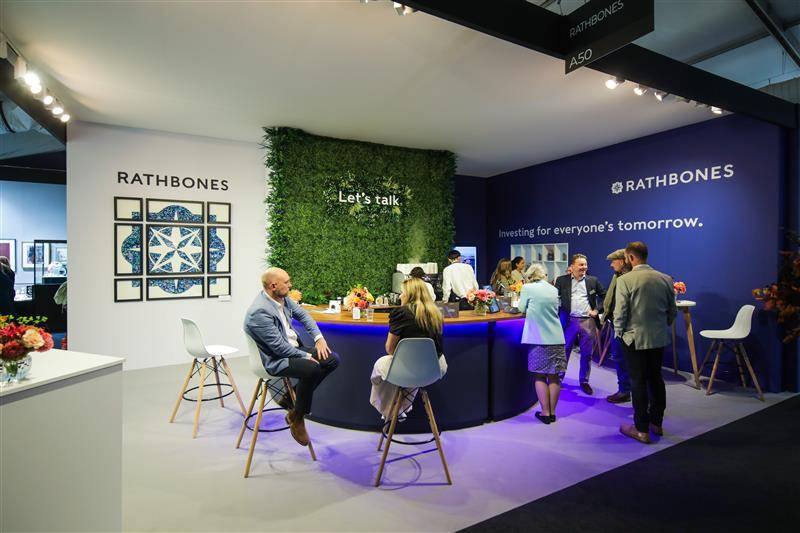 The Rathbones stand at the LAPADA Art & Antiques Fair