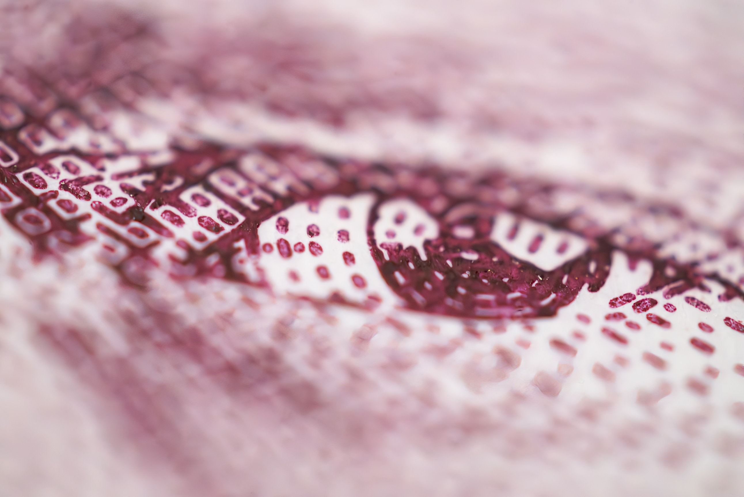 Eye detail on £50 note
