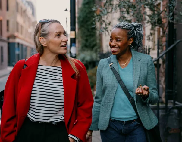 women walking