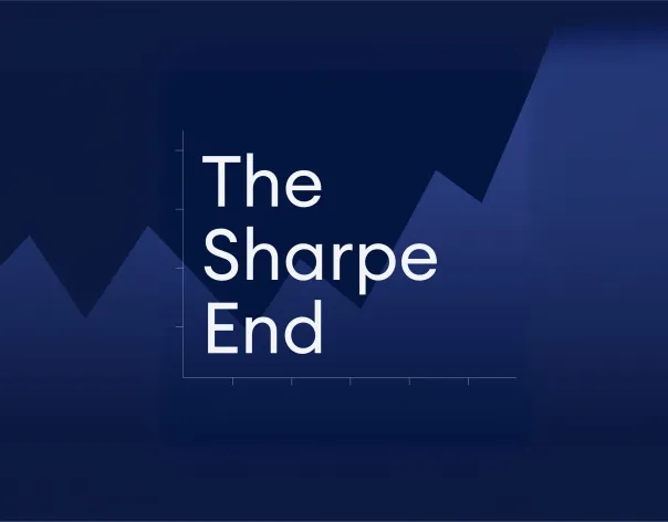 The logo of The Sharpe End podcast