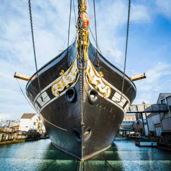 The hull of the SS Great Britain