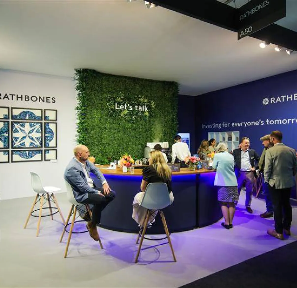 The Rathbones stand at the LAPADA Art & Antiques Fair