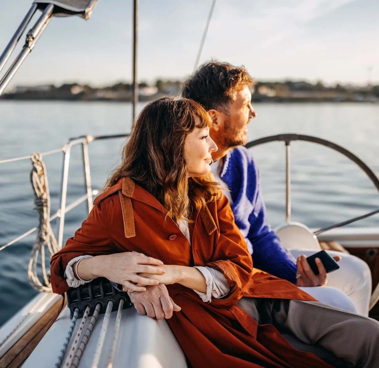 Individuals enjoying time on a yacht, illustrating how wealth management can support future lifestyle ambitions and financial confidence.