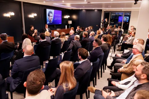 Image of people at Rathbones in the founders event