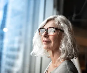 Women reflecting on life. 