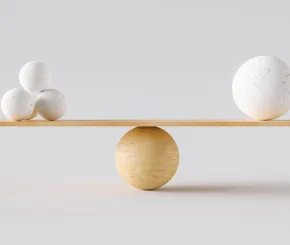 Balancing balls for an article on our website