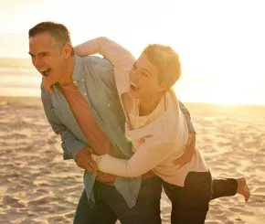 Couple at the beach