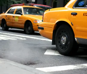 Image of New York City taxi's