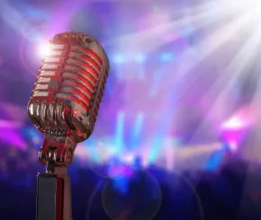 Microphone close up