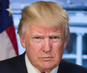 Profile photograph of President Donald Trump