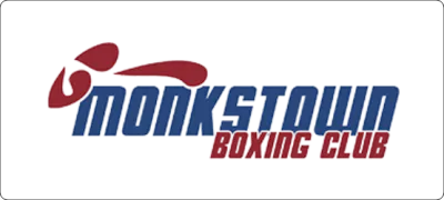 The logo of the Monkstown Boxing Club