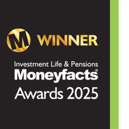 Investment Life & Pensions Moneyfacts Awards 2025 Winner