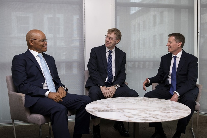 Fani Titi, Paul Stockton and Iain Hooley L-R